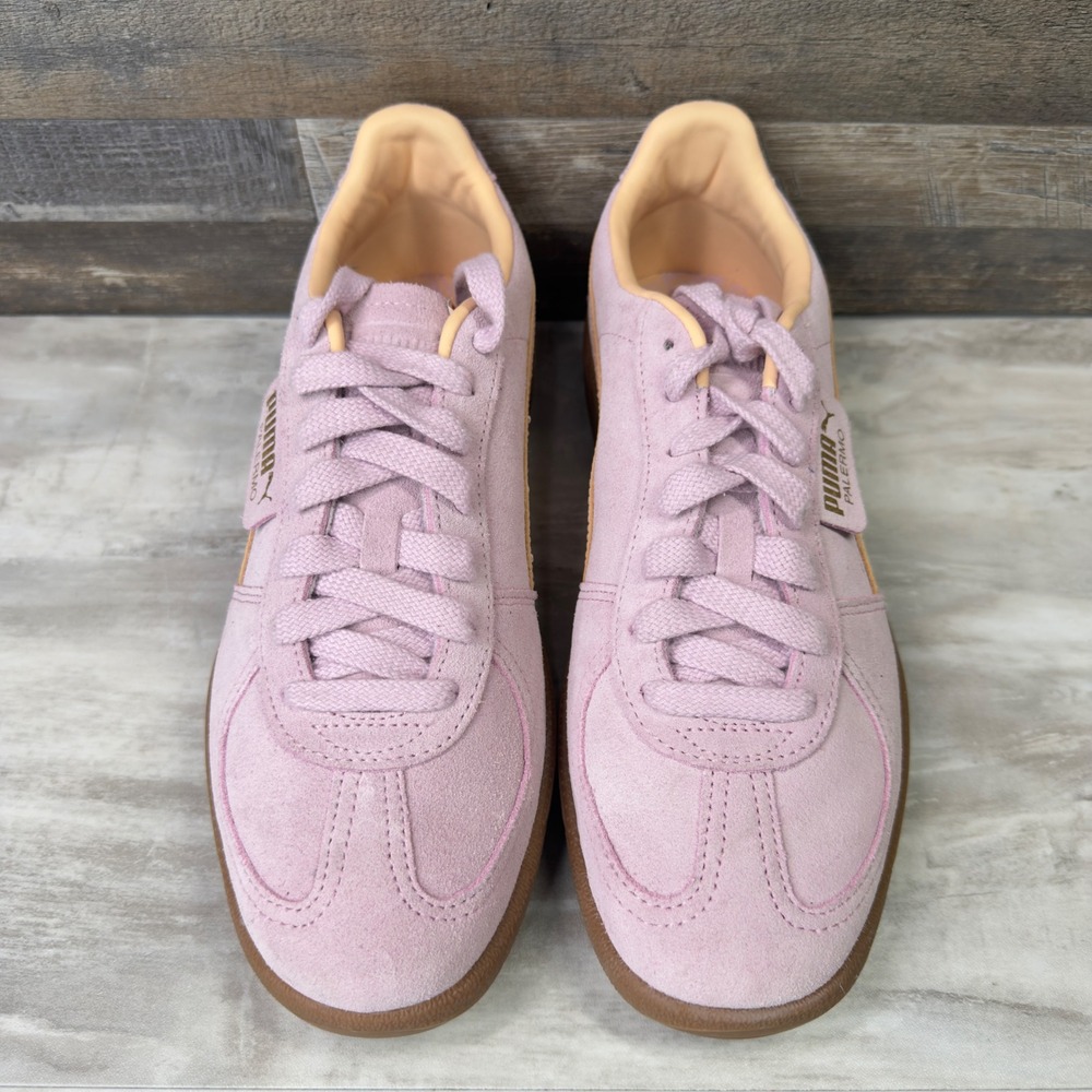 Puma Palermo Mens Size 10 Sneakers Suede Terrace Shoes Orchid Melon 396463-06 - Picture 4 of 10